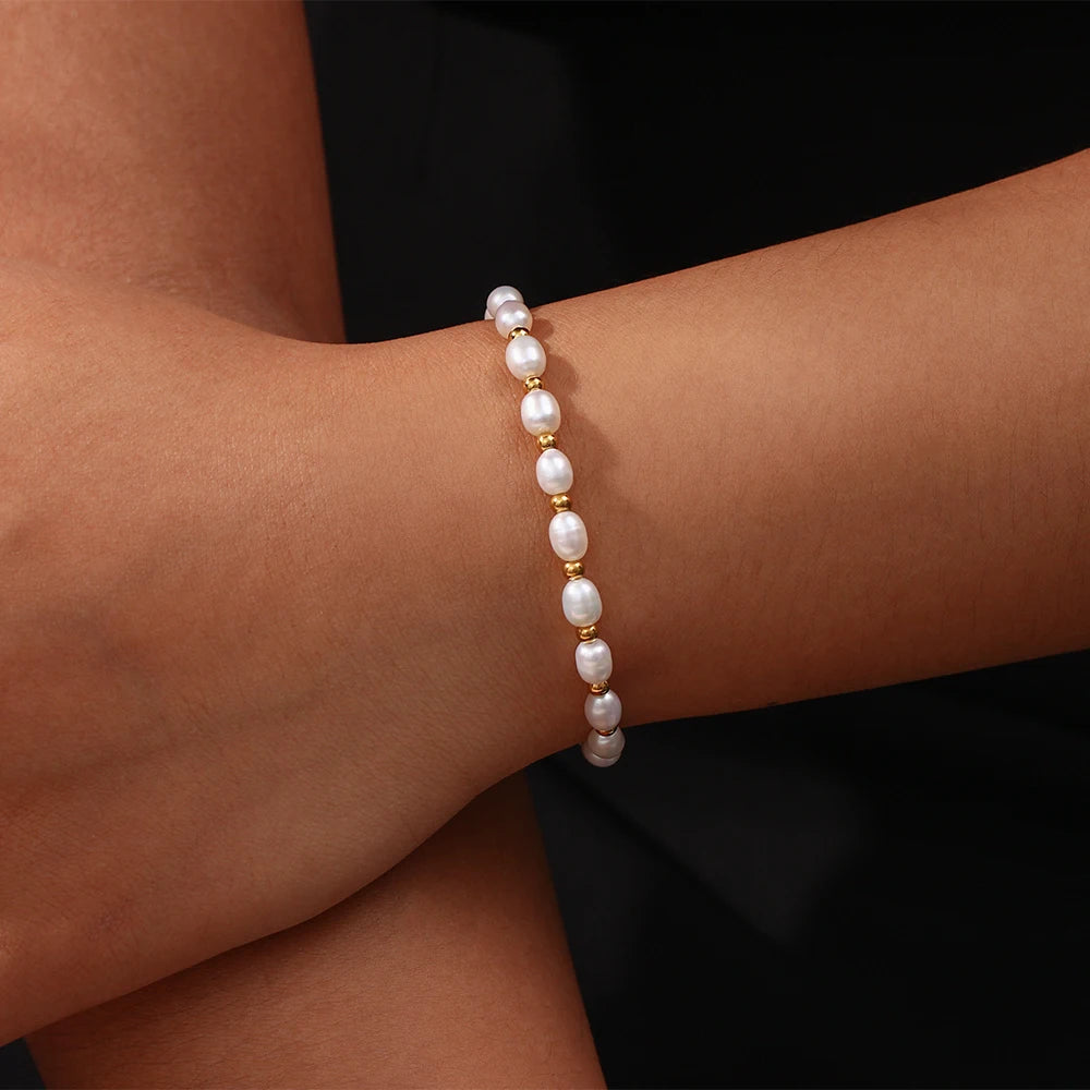 Pearl Essence Adjustable Chain Bracelet