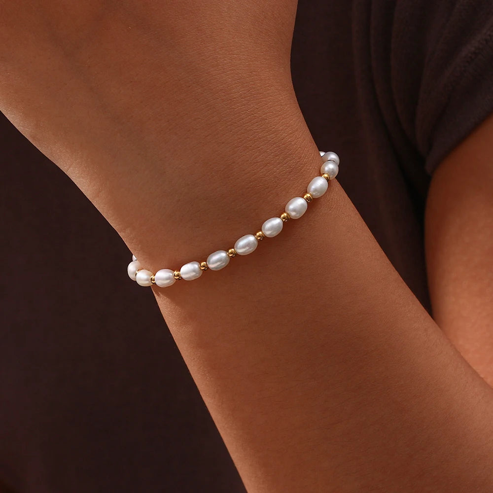 Pearl Essence Adjustable Chain Bracelet